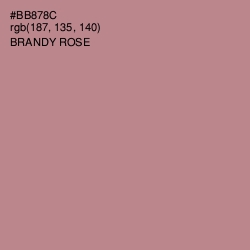 #BB878C - Brandy Rose Color Image